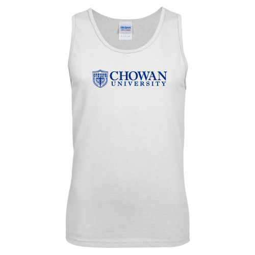  White Tank Top - Horizontal Primary Mark