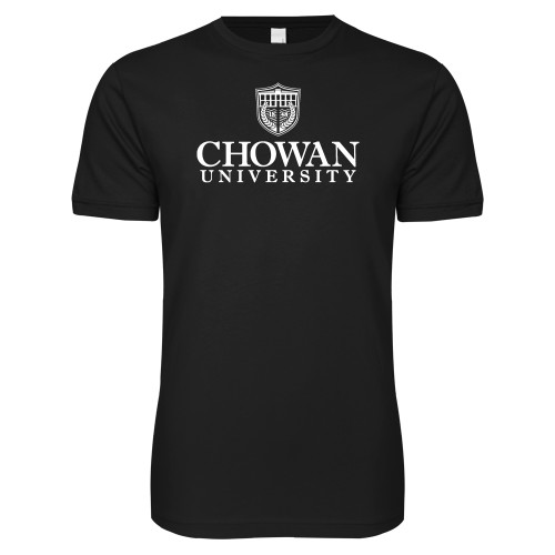  Next Level Black SoftStyle T Shirt - Primary Mark