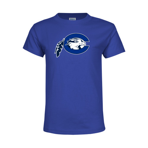  Youth Royal T Shirt - Mascot Logo