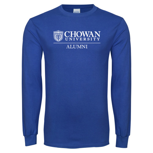  Royal Long Sleeve T Shirt - Chowan Alumni