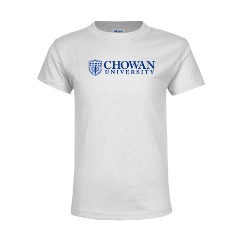  Youth White T Shirt - Horizontal Primary Mark