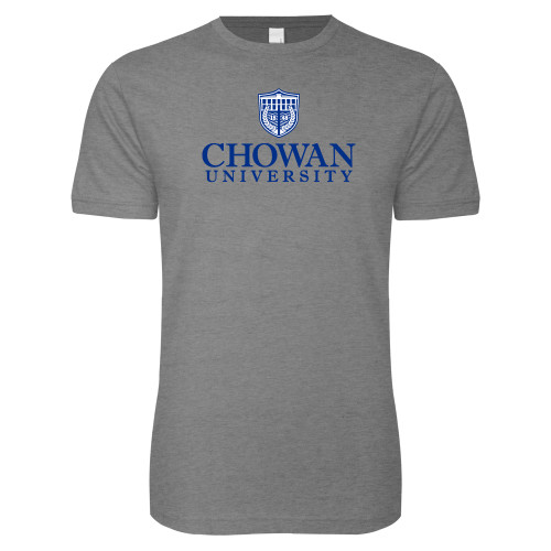  Next Level Heather Grey SoftStyle T Shirt - Primary Mark