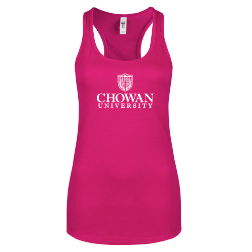  Next Level Ladies Raspberry Ideal Racerback Tank - Primary Mark