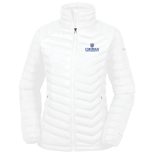 Columbia Womens White Powder Lite Jacket - Primary Mark