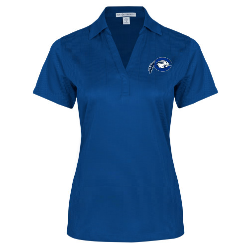  Womens Royal Performance Fine Jacquard Polo - Mascot Logo