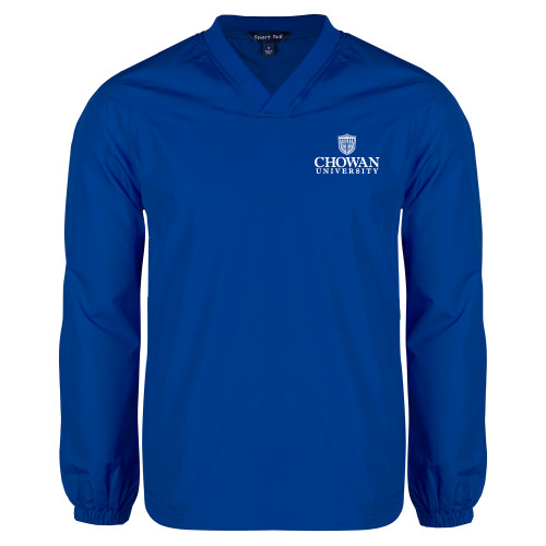  Royal V Neck Raglan Windshirt - Primary Mark