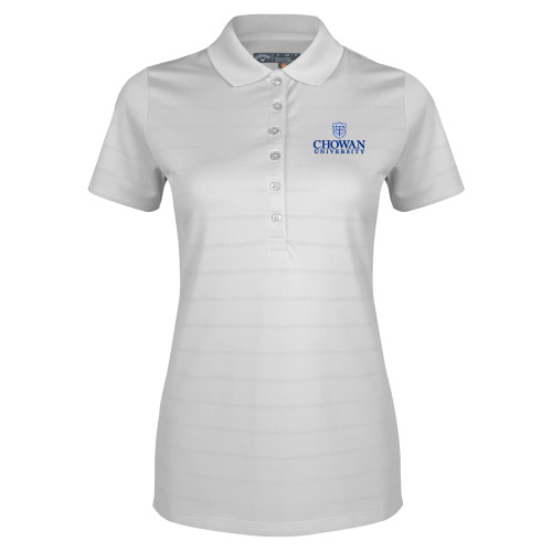  Callaway Womens White Opti Vent Polo - Primary Mark