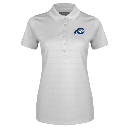  Callaway Womens White Opti Vent Polo - Mascot Logo