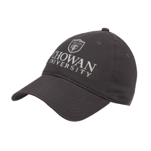  Charcoal Unstructured Adjustable Low Profile Hat - Primary Mark