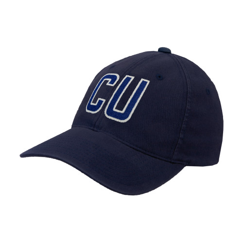  Navy Flexfit Structured Low Profile Hat - CU Mark