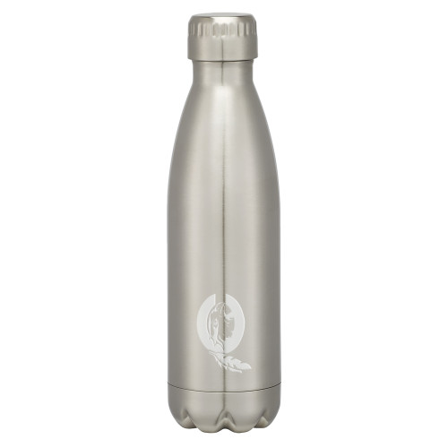  Swig Stainless Steel Silver Bottle 16oz - Mascot Logo  Engraved