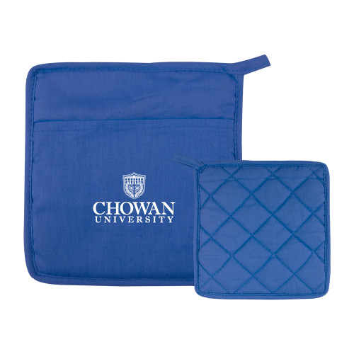  Quilted Canvas Royal Pot Holder - Primary Mark