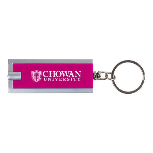  Turbo Pink Flashlight Key Holder - Horizontal Primary Mark