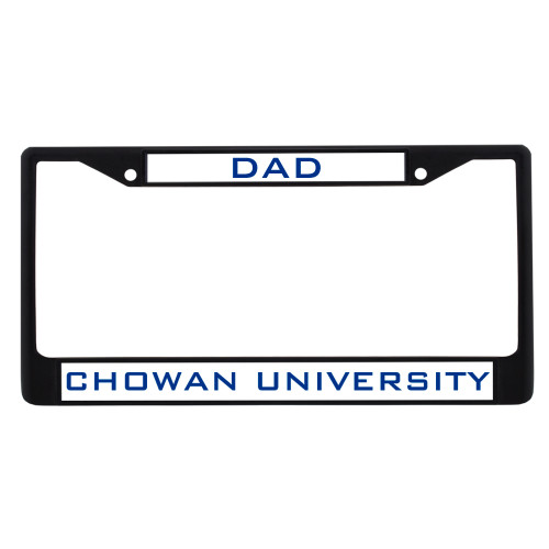  Dad Metal License Plate Frame in Black - Dad