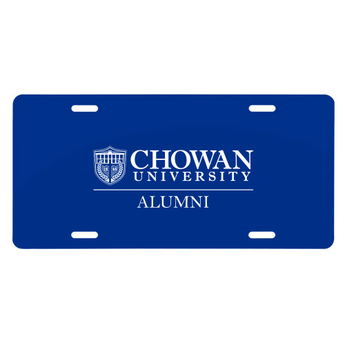  License Plate - Chowan Alumni