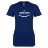 Thumbnail image for  Next Level Womens Navy Boyfriend Tee