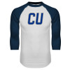 Thumbnail image for  White/Navy Raglan Baseball T Shirt