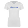Thumbnail image for  Next Level Womens White Boyfriend Tee