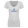 Thumbnail image for  Next Level Womens White Ideal V Tee