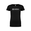 Thumbnail image for  Next Level Girls Black Fashion Fit T Shirt