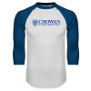 Thumbnail image for  White/Royal Raglan Baseball T Shirt