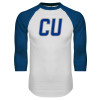 Thumbnail image for  White/Royal Raglan Baseball T Shirt