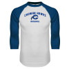 Thumbnail image for  White/Royal Raglan Baseball T Shirt