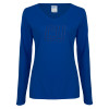 Thumbnail image for  Womens Royal Long Sleeve V Neck Tee 