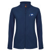 Thumbnail image for  Womens Navy Fleece Full Zip Jacket