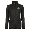 Thumbnail image for  Womens Black Heather Fleece Jacket