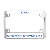 Thumbnail image for  Metal Motorcycle License Plate Frame in Chrome