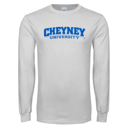  White Long Sleeve T Shirt - Cheyney University