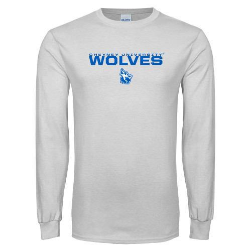  White Long Sleeve T Shirt - Stacked