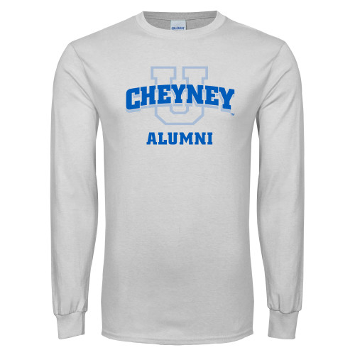  White Long Sleeve T Shirt - Alumni