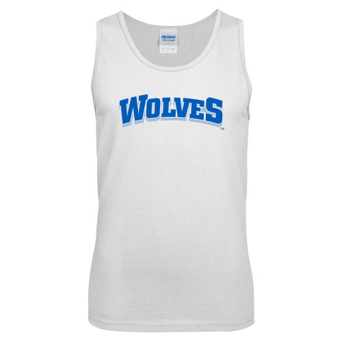  White Tank Top - Wolves