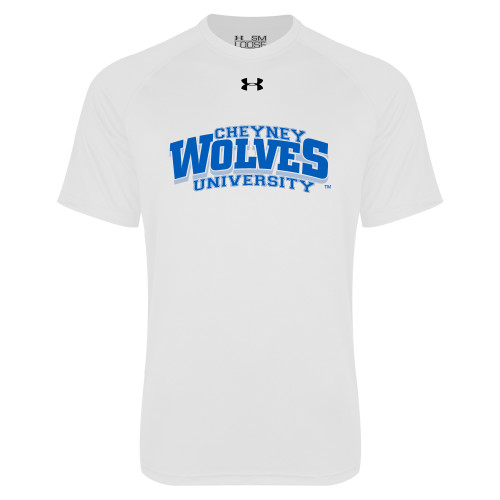  Under Armour White Tech Tee - Primary Mark