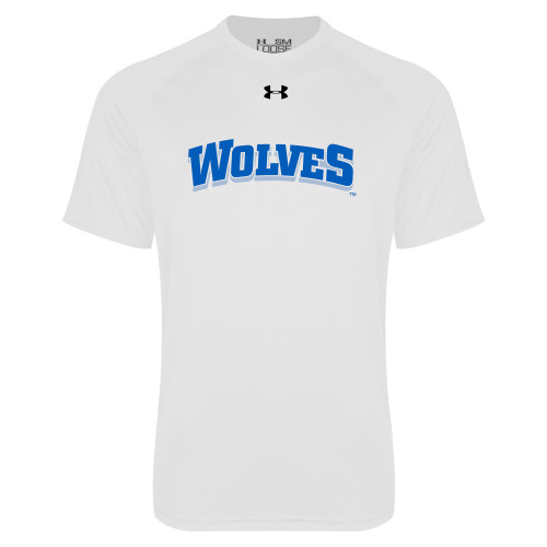  Under Armour White Tech Tee - Wolves