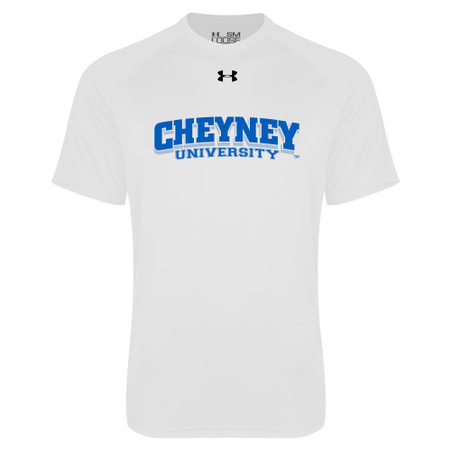  Under Armour White Tech Tee - Cheyney University