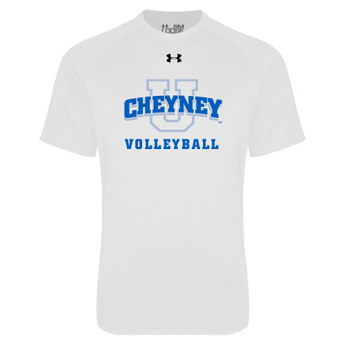  Under Armour White Tech Tee - Volleyball