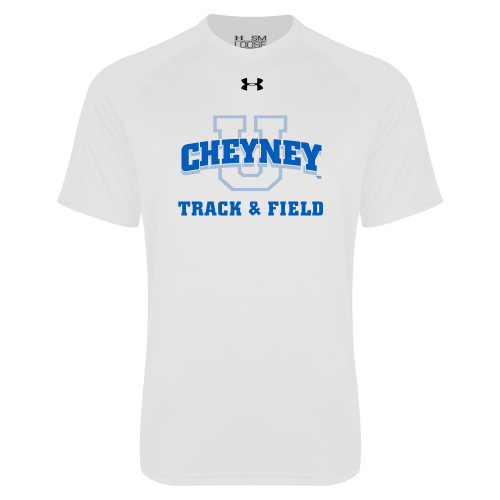  Under Armour White Tech Tee - Track and Field