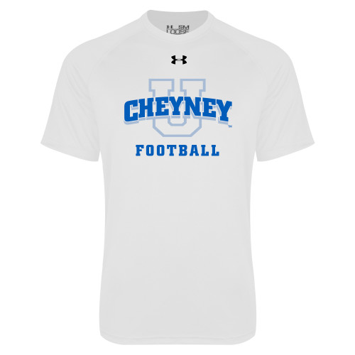  Under Armour White Tech Tee - Football