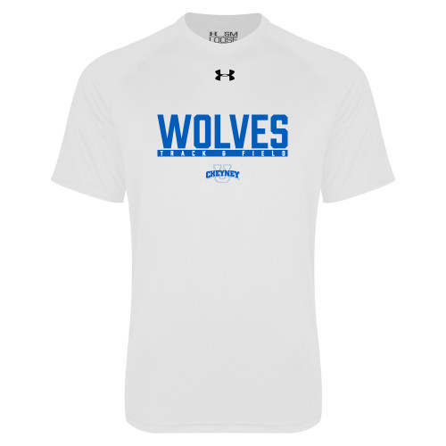  Under Armour White Tech Tee - Track and Field in Bar