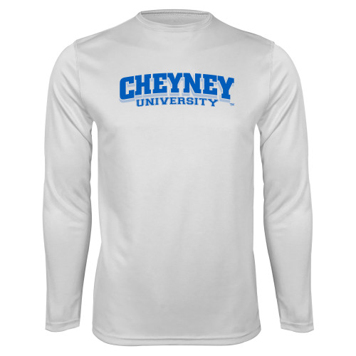 White Performance Long Sleeve Shirt - Cheyney University