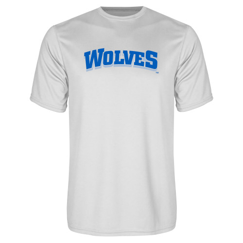  White Performance Tee - Wolves