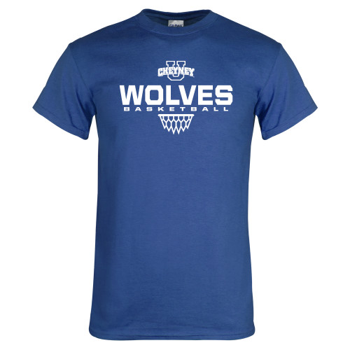  Royal T Shirt - Sharp Net Basketball