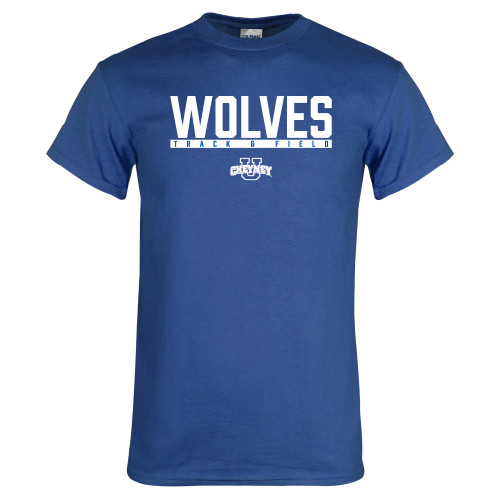  Royal T Shirt - Track and Field in Bar