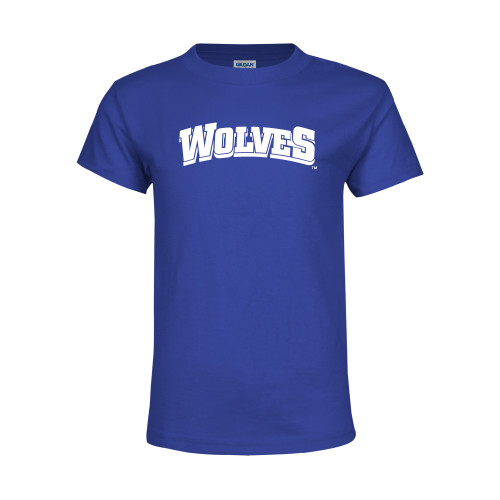  Youth Royal T Shirt - Wolves