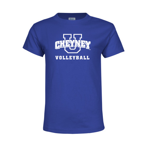  Youth Royal T Shirt - Volleyball