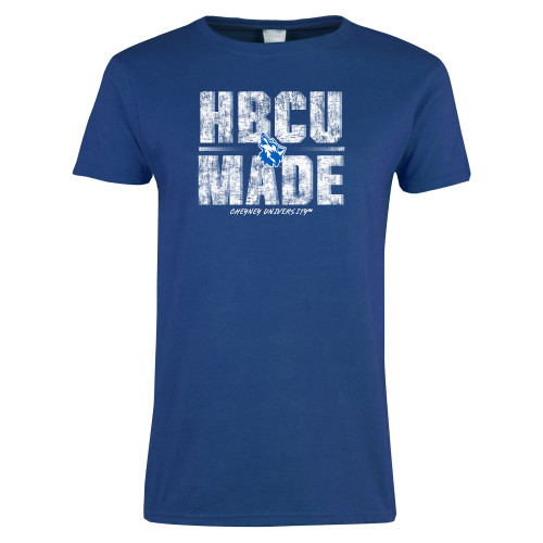  Womens Royal Short Sleeve Tee - HBCU Made