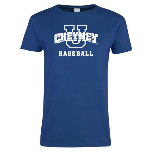  Womens Royal Short Sleeve Tee - Baseball